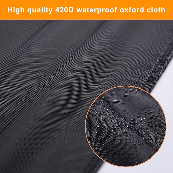 Waterproof Computer Monitor Dust Cover, Luxiv Black Full Body Cover for Computer Screen Anti-Static LCD-Silky HD Panel Dust Protective Sleeve (28W X 18H X 4D)