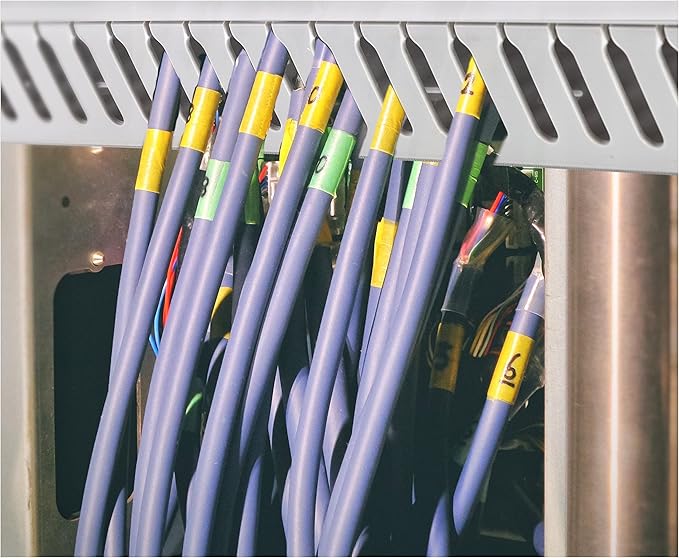 StarTech.com Open Slot Cable Management Raceway with Cover, 3"(75mm) W x 2"(50mm) H - 6.5ft(2m) Length - 1/4"(8mm) Slots, PVC Network Cable Hider/Wall Wire Duct, Max 180 Cables, UL Listed, TAA