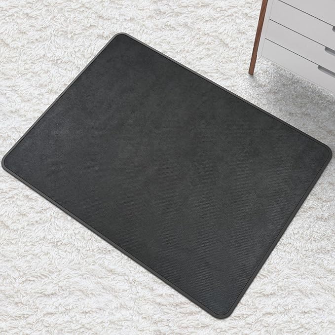 Heavy Duty Office Chair Mat for Carpet and Hardwood Floor Bohemian Desk Chair Mat Rug 36'' x 48'' Jacquard Woven Surface Floor mats for Office Home
