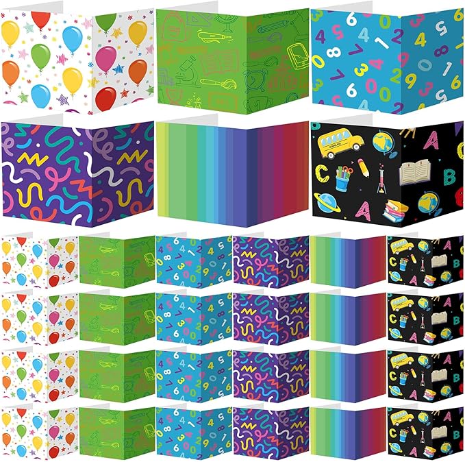 Harloon 24 Pcs Privacy Boards for Student Desk Dividers for Students Cardboard Privacy Folders Classroom Study Carrel Dividers Bulk Folder for Test Reduces Distraction(Stationery)