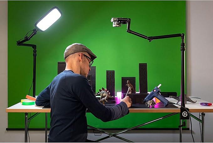 Elgato Flex Arm L, Premium 4-Section Articulated Arm for easy Mounting and Adjusting of Lights, Cameras, and Microphones, for Streaming, Videoconferencing, and Studios, requires Multi Mount Essential