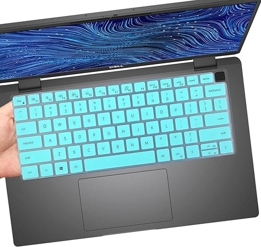 Keyboard Cover for Dell Latitude 3000 3340 13.3"(2023), Dell Latitude 5320 5330 5340 5350 13.3, Dell Latitude 7320 7330 7340 7350 13.3", Dell Latitude 7340 13.3" Laptop Keyboard Skin-HotBlue