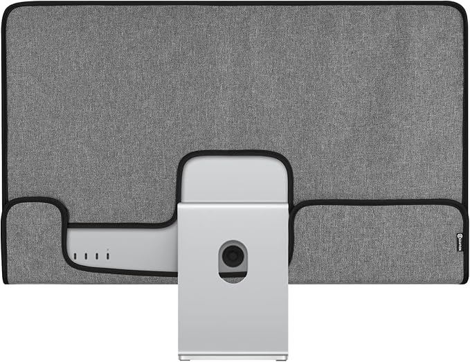 Monitor Cover Compatible with Apple Studio Display 27 Inch - Monitor Dust Cover Case Screen Protective Sleeve for Studio Display XDR 2026, Gray