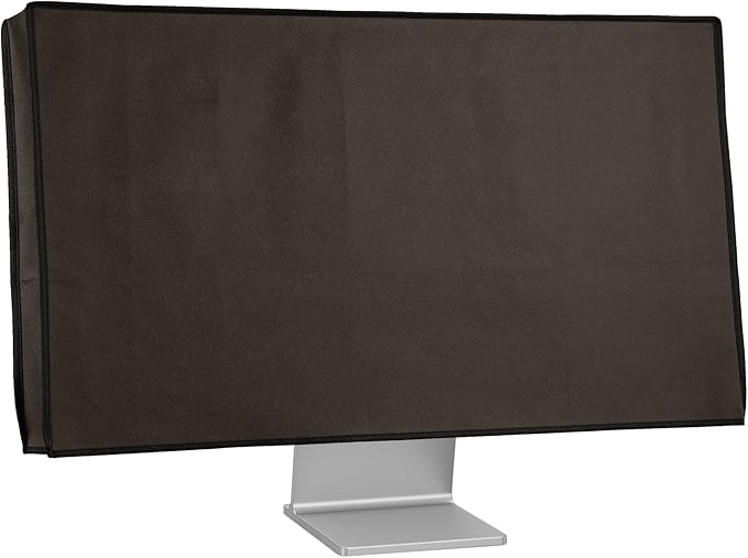 kwmobile Monitor Cover Compatible with 34-35" Monitor - Dust Cover Computer Screen Protector - Dark Grey