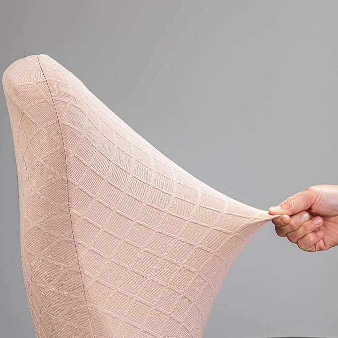 Melaluxe Office Chair Cover with Armrest Covers， Universal Stretch Desk Chair Cover, Computer Chair Slipcovers (Size: L)