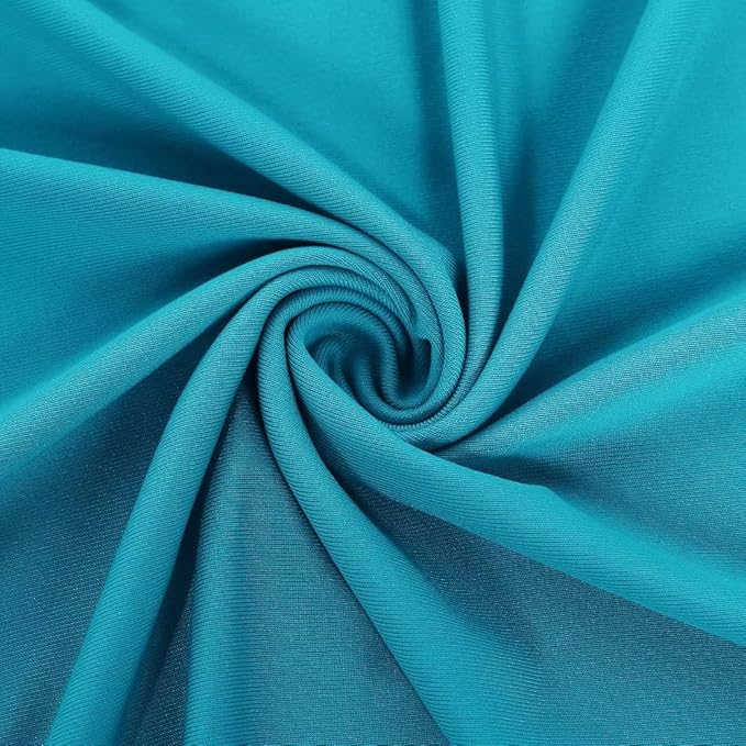 SARAFLORA Gaming Chair Cover, 2 Pack Teal - Stretchable, Removable, Protective Chair Cover for Armchair, Swivel Chair, Computer Boss Chair, Spandex Slipcovers
