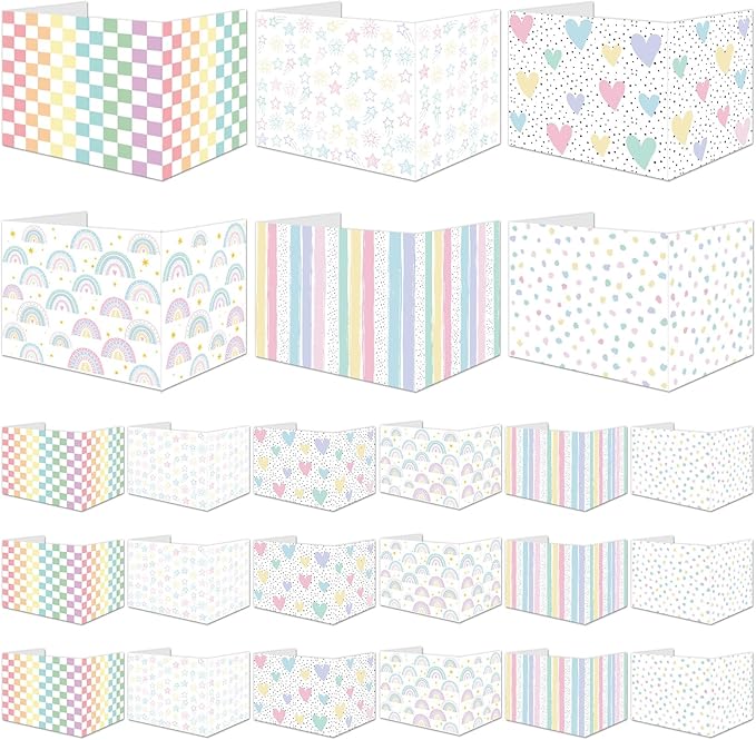 gisgfim 24 Pack Privacy Shields for Student Desk Pastel Desk Dividers Durable Privacy Folders Testing Dividers Shield Study Boards Panel Partition for Classroom Teacher Back to School Supplies