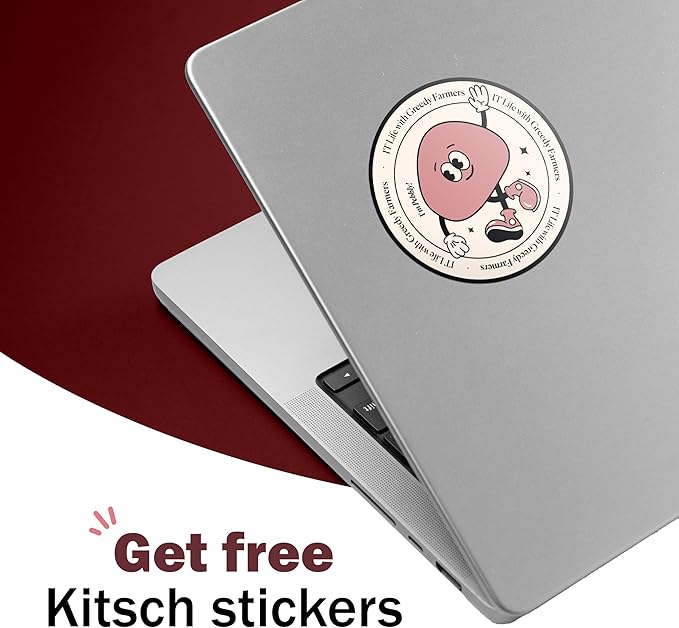 GREEDY FARMERS Mouse pad, Non-Slip Washable Waterproof Computer Mouse pad (Misty Rose)