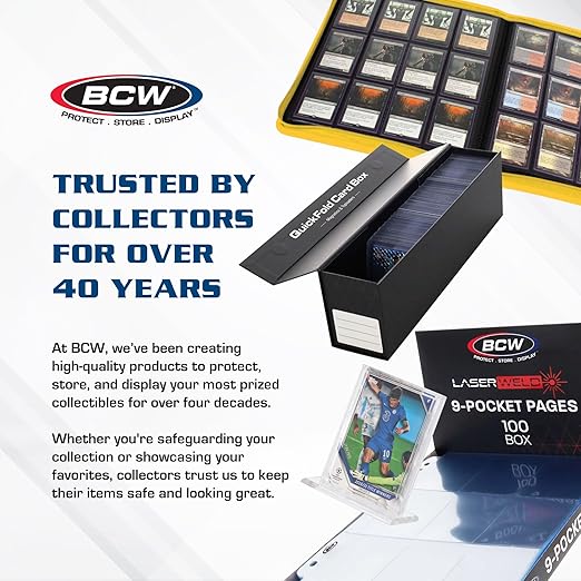 BCW Magazine Topload Holder - 5MM (Pack of 10) | Premium Quality Rigid PVC, Crystal Clear Display, Acid-Free Toploaders | Protective Display for Beckett Price Guides & Magazines, Documents, and Photos