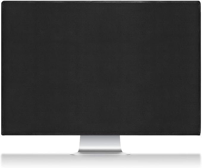 kwmobile Monitor Cover Compatible with Apple iMac 21.5" - Dust Cover Computer Screen Protector - Black