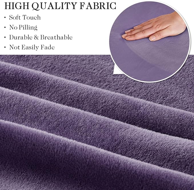 NICEEC Criss Cross Chair Cover Armless Office Dorm Desk Chair Covers Vanity Chair Covers Computer Mid Back Wide Seat Chair Without Arms Protector Spandex Stretch Slipcover Purple(No Chair Only Cover)