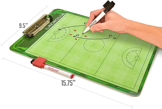 GoSports Premium Dry Erase Coaches Clipboards – Basketball, Baseball, Football, Soccer, Hockey, Volleyball, Lacrosse
