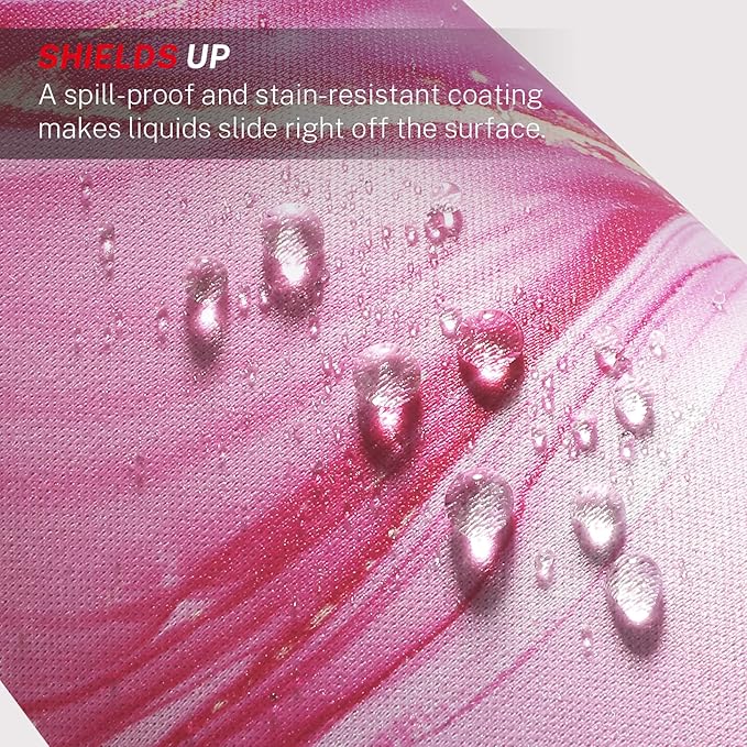 MROCO Mouse Pad [30% Larger] with Anti-Fray Stitched Edges, Premium-Textured Waterproof Surface, Non-Slip Rubber Base, Computer & Gaming Mouse Mat for Laptop, Office & Home, 8.5 x 11 in, Pink Marble