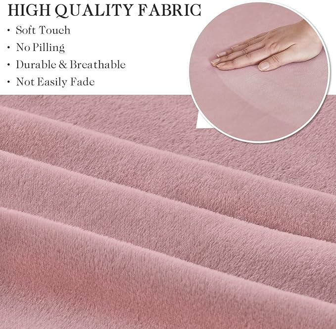 NICEEC Criss Cross Chair Cover Armless Office Dorm Desk Chair Covers Vanity Chair Covers Computer Mid Back Wide Seat Chair Without Arms Protector Spandex Stretch Slipcover Pink(No Chair Only Cover)