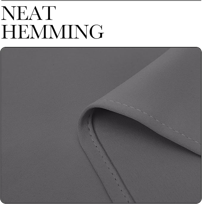 NICETOWN Door Curtain with Adjustable Ceiling Track, Blackout French Door Curtain for Doorway/Bay, W34 x L 80" Thermal Insulated Privacy Protection Drape for Living Room/Bedrrom, Grey, 1 Panel