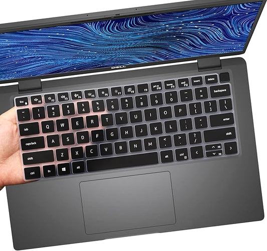 Keyboard Cover for Dell Latitude 3000 3340 13.3"(2023), Dell Latitude 5320 5330 5340 5350 13.3, Dell Latitude 7320 7330 7340 13.3" Keyboard Accessories Protective Skin-Black