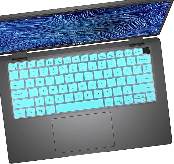 Keyboard Cover for Dell Latitude 3000 3340 13.3"(2023), Dell Latitude 5320 5330 5340 5350 13.3, Dell Latitude 7320 7330 7340 7350 13.3", Dell Latitude 7340 13.3" Laptop Keyboard Skin-HotBlue