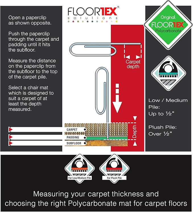 FLR1120023ER - Cleartex General Office Chair Mat