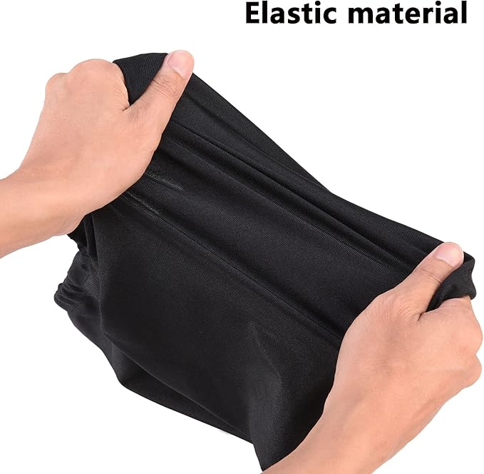 Indoor LCD TV Dust cover Black, elasticity soft cloth adaptive screen size 46/47/48/49/50 inch protective cover, suitable for most brands of monitors (46-50 inch)