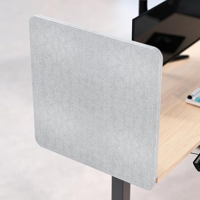 Universal Desk Privacy Panel – Heavy-Duty Desk Divider & Office Partition - Privacy Screen for Workspaces & Cubicles (1-Pack, 24" x 24")