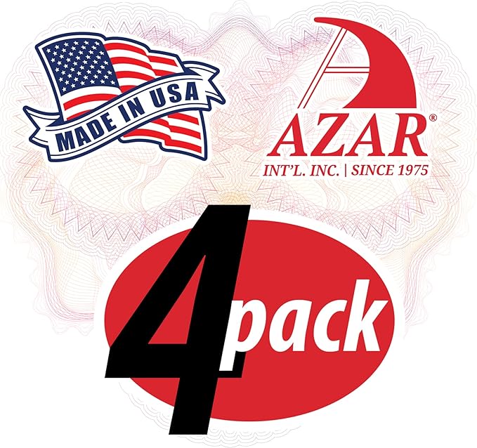 Azar Displays 515311 12" W x 7.75" D x 6" H Acrylic Riser (4 Pack)