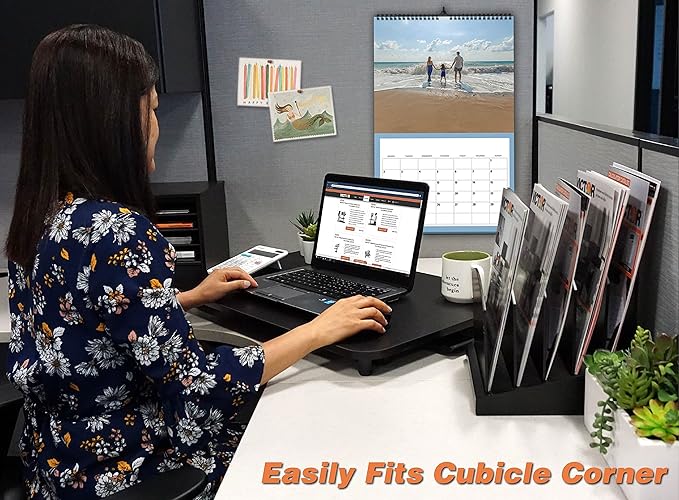 Victor DCX129 High Rise Collection Adjustable Standing Desk for Laptops 29”x18.5 Black