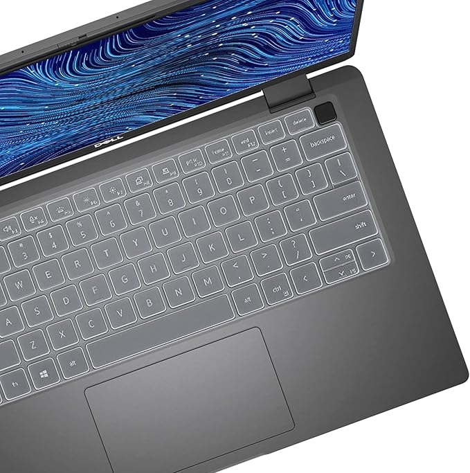 Keyboard Cover for Dell Latitude 3000 3340 13.3"(2023), Dell Latitude 5320 5330 5340 5350 13.3, Dell Latitude 7320 7330 7340 7350 13.3", Dell Latitude 7340 13.3" Laptop Keyboard Protective Skin-Clear