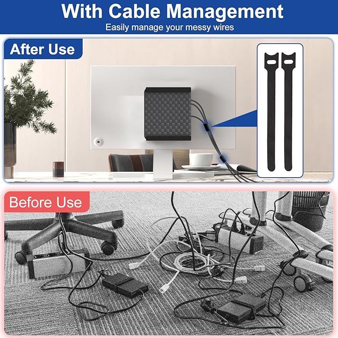 Mini PC Mount Compatible with Beelink Mini PC Vesa Mount/Wall Mount/Under Desk, for S12 Pro, Mini S13, SER6 Pro/SER3/SER9, SEi12/EQ13 and More, with Holder