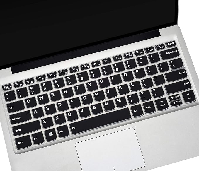 Keyboard Cover for Lenovo Yoga 7i 5i 2-in-1 14"/Flex 5 14" 2-in-1 Laptop/Flex 5 14"/ Idepad S540 14/ThinkBook 14 Gen 2,Keyboard Protector Skin for Lenovo Ideapad 5 14"-Black