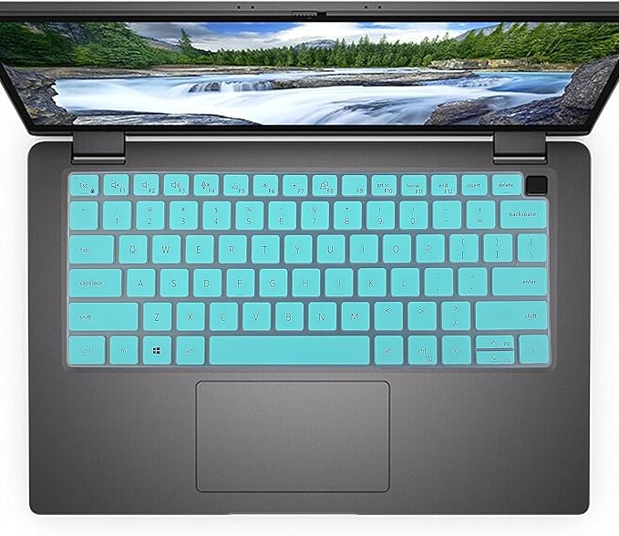 Keyboard Cover for Dell Latitude 14" 7450 7440 7430 7420 7410 3450 3440 5450 5440 5431 5430 5420, Latitude 15.6 7520 9510 9520, Latitude 9420 9430, Latitude 16 7650 7640 Keyboard Skin-HotBlue