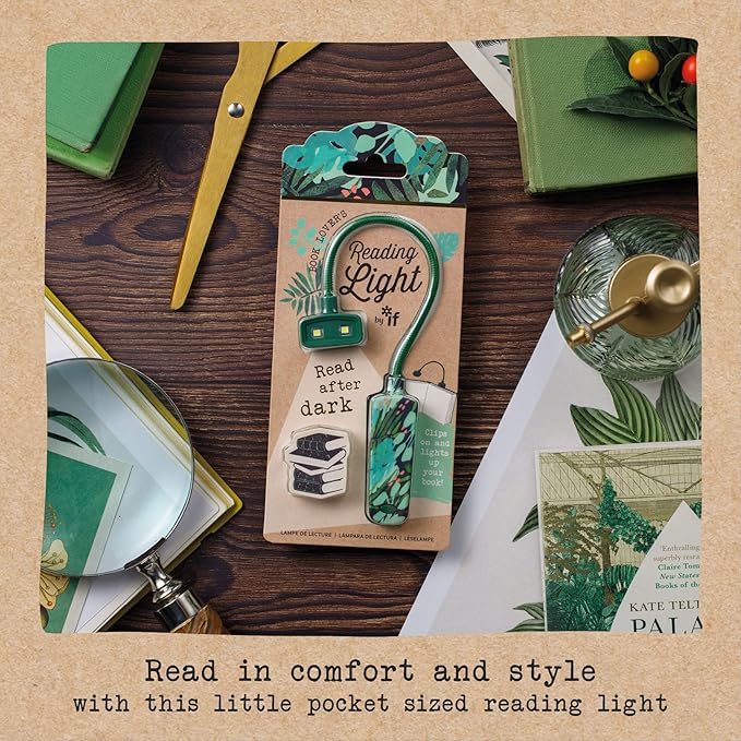 IF Book Lover's Reading Light - Botanical, Green