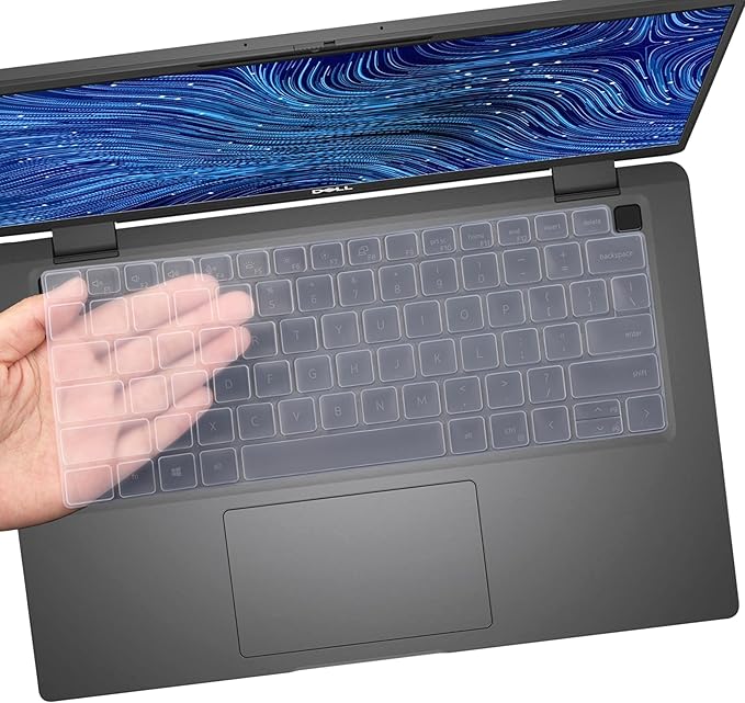 Keyboard Cover for Dell Latitude 3000 3340 13.3"(2023), Dell Latitude 5320 5330 5340 5350 13.3, Dell Latitude 7320 7330 7340 7350 13.3", Dell Latitude 7340 13.3" Laptop Keyboard Protective Skin-Clear