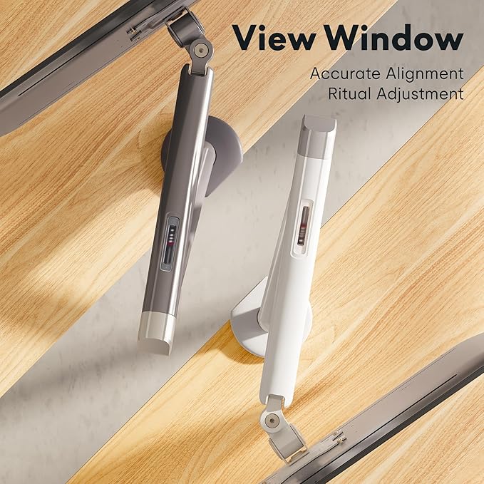 FlexiSpot Single Monitor Arm, Premium Aluminum Monitor Desk Mount Fits Screen up to 35 Inches 19.84 lbs, Fully Adjustable Monitor Stand with C-Clamp & Grommet Base for Home Office, White