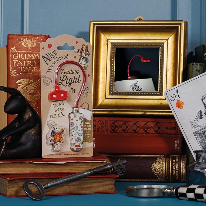 IF Book Lover's Reading Light - Alice, Red