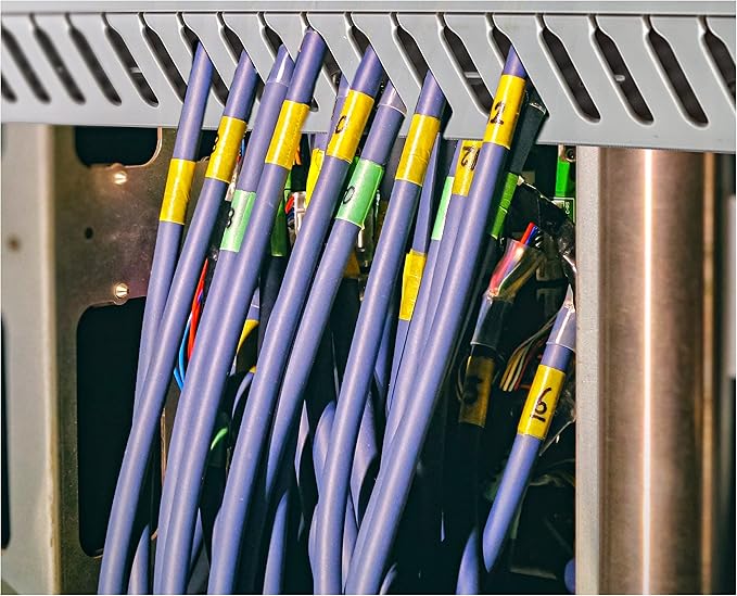 StarTech.com Open Slot Cable Management Raceway with Cover, 2"(50mm)W x 3"(75mm)H - 6.5ft(2m) length - 1/4"(8mm) Slots, PVC Network Cable Hider/Wall Wire Duct, Max 180 Cables, UL Listed, TAA