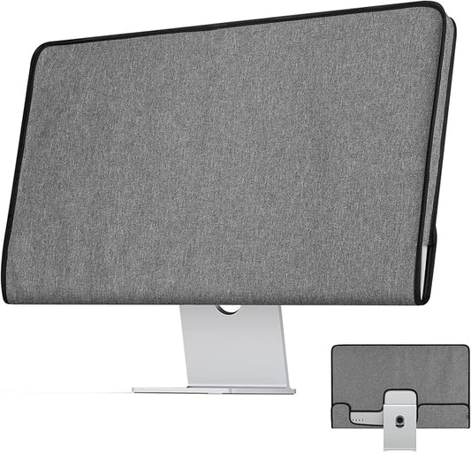 Monitor Cover Compatible with Apple Studio Display 27 Inch - Monitor Dust Cover Case Screen Protective Sleeve for Studio Display XDR 2026, Gray