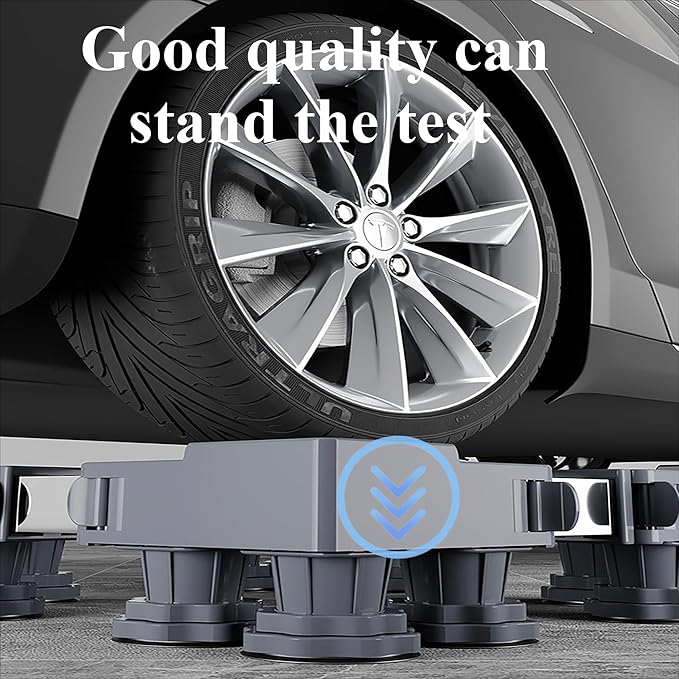 BeNisin Heavy-Duty Appliance Stand, 1200LBS Universal Washer Dryer Pedestal Stand with Locking Wheels, Adjustable Refrigerator adjustable size (16“-26”) Stand for Mini Fridge, Moving Dolly for Washing Machine