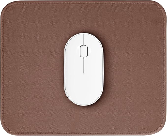 Brown Mouse Pad, 10.2 x 8.2Inch, Non-Slip Waterproof Rubber