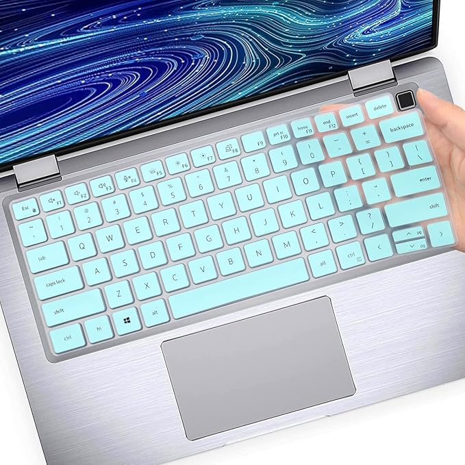 Keyboard Cover for Dell Latitude 14" 7450 7440 7430 7420 7410, Latitude 3440 5440 5430 5431 5420 14", Latitude 7520 15.6" Latitude 9000 9510 9520 9420 9430 Keyboard Protective Cover-HotBlue