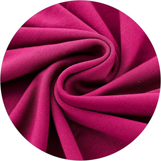DIVA EN CAMINO DEC Stretchable Desk Office Chair Seat Covers - Universal Stretch Computer Chair Slipcover - Washable Rotating Backrest Coverings & Cushion Protectors for Dogs, Cats, Pets, Hot Pink