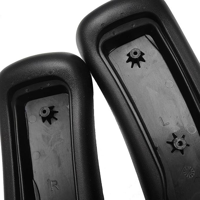 Chair Armrest Replacement, Arm Pad Caps Replacement for Herman Miller Classic Aeron Chair Graphite Black 1 Pair