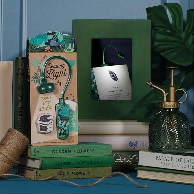 IF Book Lover's Reading Light - Botanical, Green