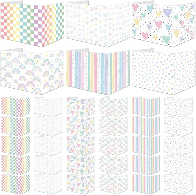 gisgfim 36 Pack Privacy Shields for Student Desk Pastel Desk Dividers Durable Privacy Folders Testing Dividers Shield Study Boards Panel Partition for Classroom Teacher Back to School Supplies