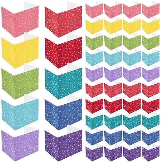 Sherr 50 Pcs School Privacy Boards Bulk for Student Classroom Desk Trifold Divider Panels Privacy Partition Folders Screen Partition for Student Teacher, 15.8 x 13.4 x 11.81 Inches(Stationery Style)