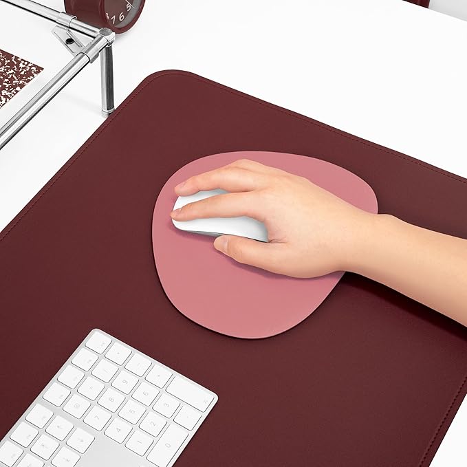 GREEDY FARMERS Mouse pad, Non-Slip Washable Waterproof Computer Mouse pad (Misty Rose)