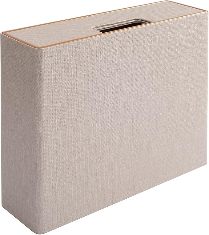 PU Leather Stackable Organizer Drawer,Executive Office Supplies Desktop Filing A4 File Cabinet/Holder for Jewelry/Bill/Paper/Documents/Makeup Home Decor Stationery Storage Box,Beige