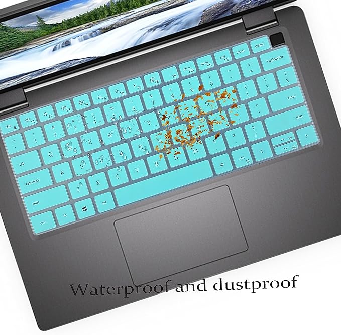 Keyboard Cover for Dell Latitude 14" 7450 7440 7430 7420 7410 3450 3440 5450 5440 5431 5430 5420, Latitude 15.6 7520 9510 9520, Latitude 9420 9430, Latitude 16 7650 7640 Keyboard Skin-HotBlue