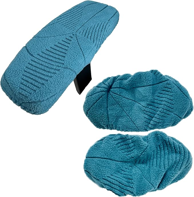 High Elasticity Anti Slip Office Chair Cover, Split Design for Easy Installation,Universal Desk Chair Cover wear-Resistant and Scratch Resistant (Peacock Blue, Chair Armrest Covers)