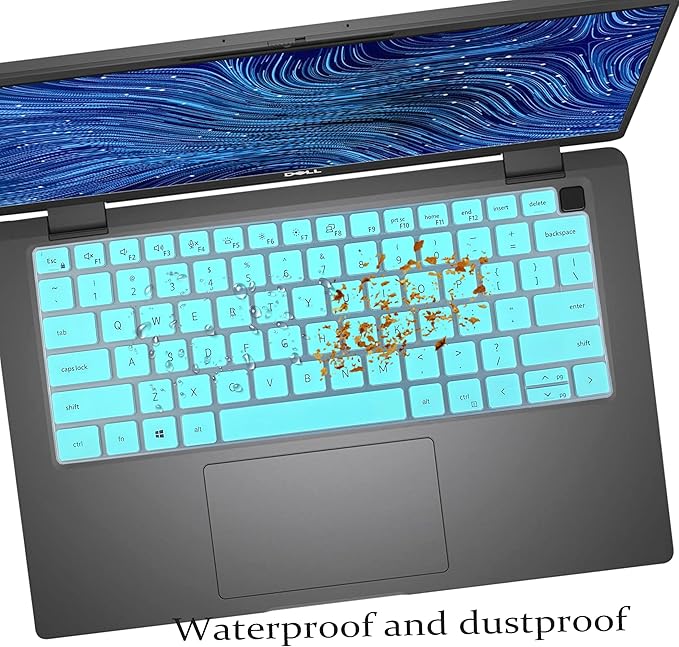 Keyboard Cover for Dell Latitude 3000 3340 13.3"(2023), Dell Latitude 5320 5330 5340 5350 13.3, Dell Latitude 7320 7330 7340 7350 13.3", Dell Latitude 7340 13.3" Laptop Keyboard Skin-HotBlue