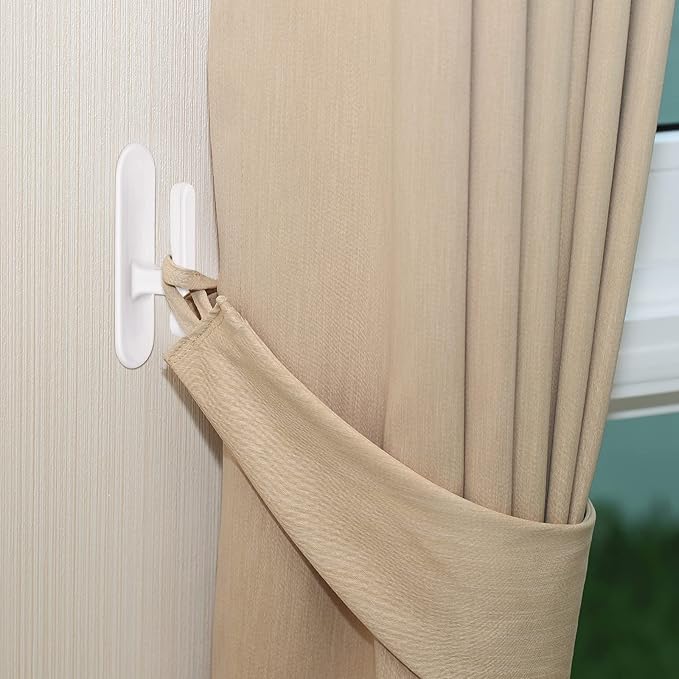 8 Pieces Blind Cord Twister Safety Hooks Adhesive Blind Cord Holder Window String Holder Child Proofing Wind Up for Home Office Kindergarten Use